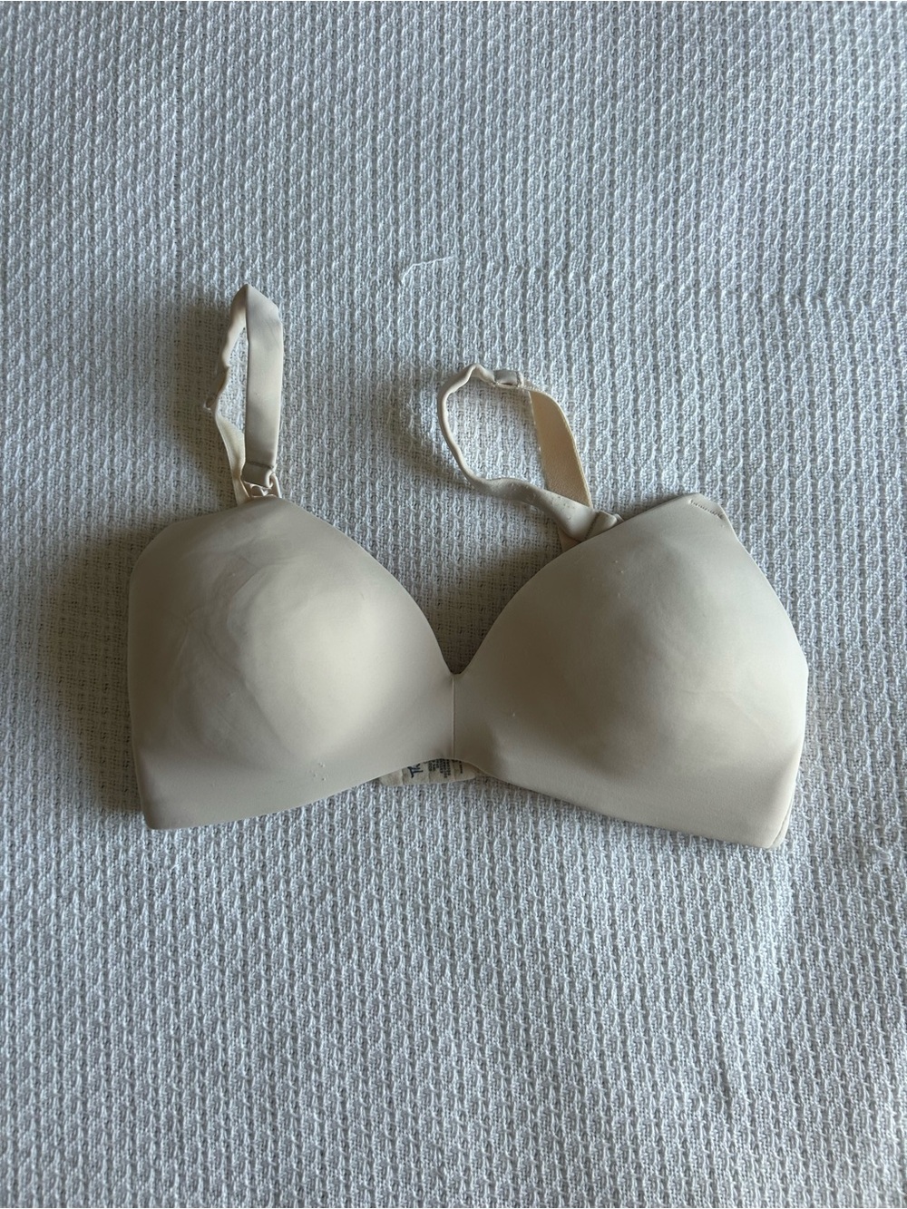 Thyme Maternity Seamless Cream Wireless Nursing T-Shirt Bra